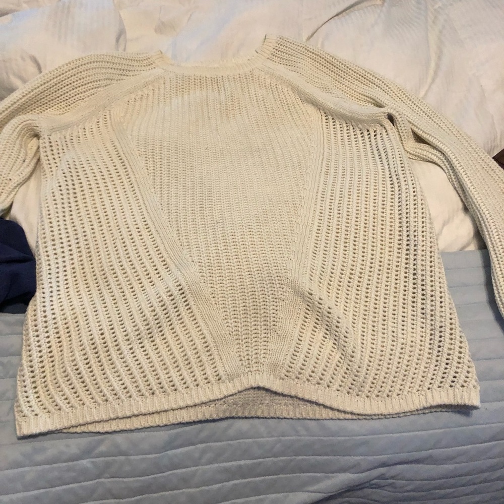 Woven sweater